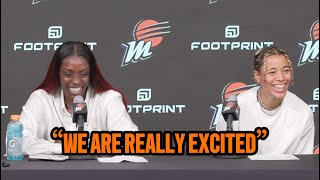 Kahleah Copper, Natasha Cloud Relive Mercury's First Win of the Season, Copper scoring 38 points