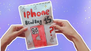 [🐾paperdiy 🐾]IPhone 15 blind bag paper unboxing + fixing broken Iphone |ASMR