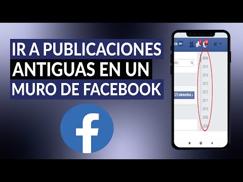 Cómo saltar a una fecha vieja e ir a las publicaciones antiguas en un muro de FACEBOOK