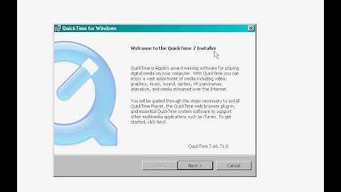 How to install the QuickTime plug-in