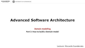Lecture 3 - Domain modelling by Riccardo Scandariato - Part 3