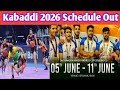 AKFI Kabaddi Calendar 2026 27 Full Schedule Announced Kabaddi Pkl 