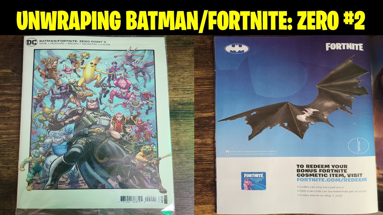 Unwrapping BATMAN/FORTNITE ZERO POINT Comic Book Issue 2 (New