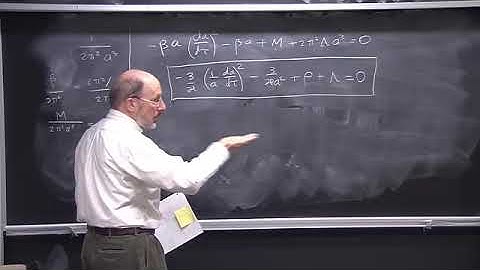 Advanced General Relativity - Lecture   4