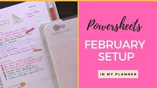 Powersheets February 2019 Set Up