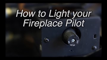 Lighting Your Gas Log Pilot!