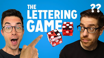 Playing The Lettering Game with @IanBarnard  (First Time!)