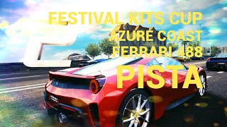 Azure coast, ferrari 488 pista ...