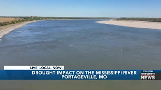 Drought Impact On The Mississippi River In Portageville Kfvs