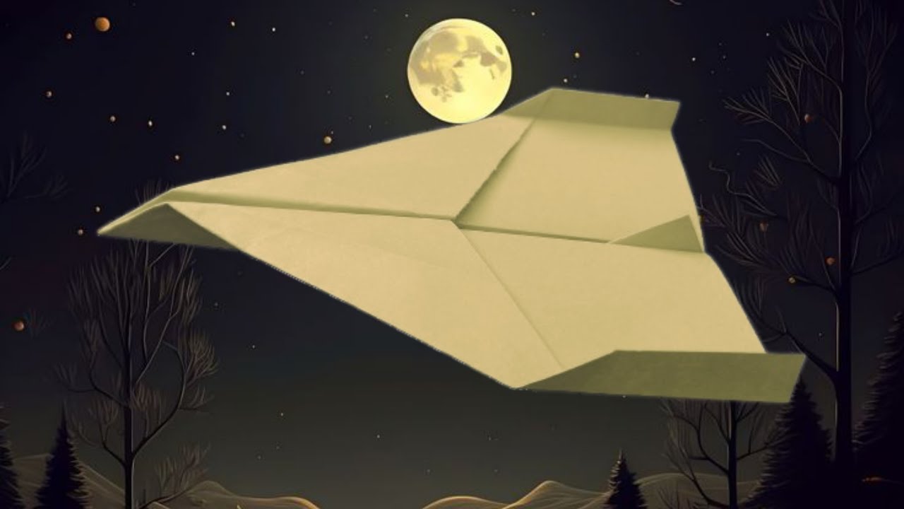 Papierflieger falten der weit fliegt basteln - Beste Papierflieger der Welt einfach bauen