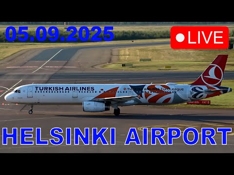馃敶 LIVE Helsinki Airport Plane Spotting (EFHK/HEL)