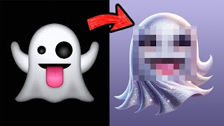 VI ho dato QUESTA EMOJI 👻 e avete DISEGNATO…