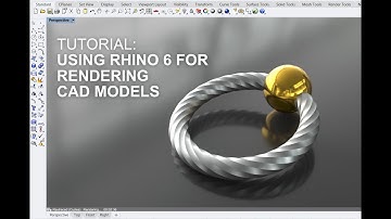 Tutorial: Using Rhino 6 for rendering CAD Models