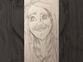 Sketched Portrait of a Woman