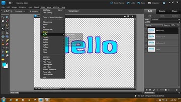 PSE9 Glitter Text Border Tutorial