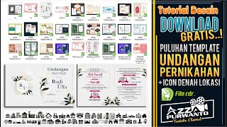 Template Undangan Pernikahan file cdr Custom Download Gratis screenshot 4