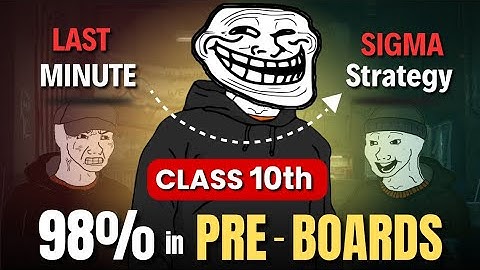 Class 10th : Pre-Boards Strategy to Score 95%🔥 I Must Watch For Every Student!! | class 10 💀