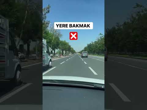 Araça kullanırken bakış açımız nasıl olmalı izleyelim-Dünya Sürücü Kursu- Kayseri