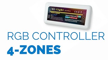 4-zones RGB LED strip controller - LEDsky.be