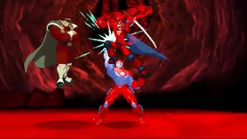 Marvel vs Capcom 2: M. Bison, Jin, and Iron Man arcade playthrough