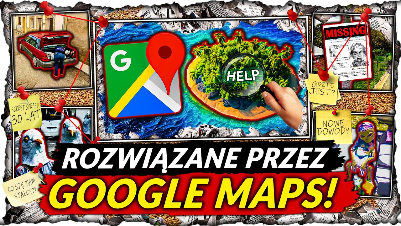 TAJEMNICE ROZWIĄZANE PRZEZ GOOGLE MAPS 🗺️!
