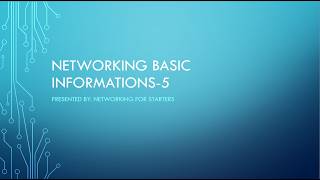 Networking | Part-5 | Network Design