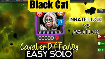 Black Cat Easy Solo |  Cat and Mouse EQ | 3.2 | Cavalier Difficulty | Luck vs Luck