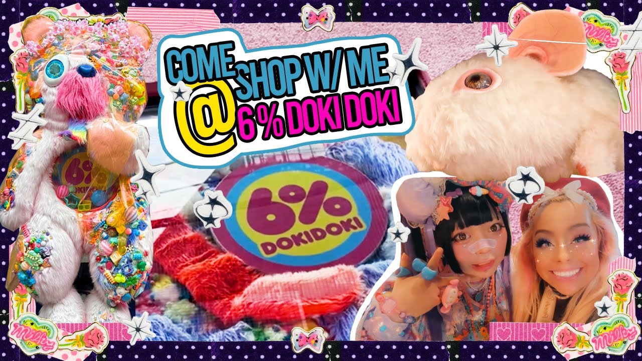 🌈✨ Exploring 6%DOKIDOKI! The Most Colorful Shop in Harajuku