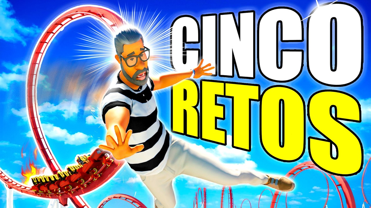 LOS 5 RETOS MAS ABSURDOS en Planet Coaster 2