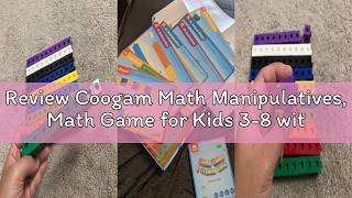Review Coogam Math Manipulatives, Math Game for Kids 3-8 with Number Counting Snap Linking Cube, 1st