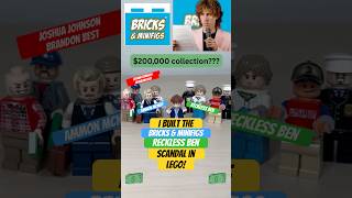 I built the Bricks and Minifigs Reckless Ben Scandal In LEGO! #lego #legostarwars #recklessben #cops