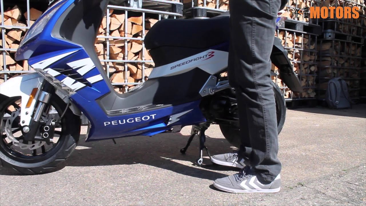 Peugeot Speedfight 3 - Hauptständer - YouTube