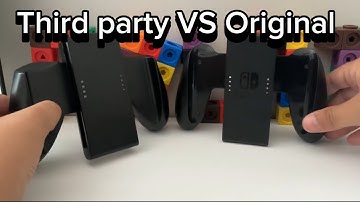 Third party VS original (Nintendo Switch Joy Con Controller Comfort Grip)