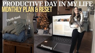 Day In My Life | Prepping for January, Thrift with Me