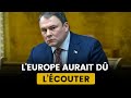 Piotr tolsto  une mise en garde ignore par leurope depuis 4 ans