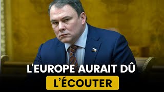 PIOTR TOLSTOÏ : UNE MISE EN GARDE IGNORÉE PAR L'EUROPE DEPUIS 4 ANS