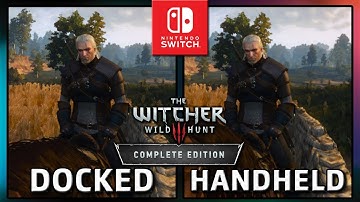 The Witcher 3: Wild Hunt | Docked VS Handheld | Frame Rate TEST on Switch