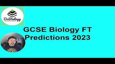 AQA GCSE Biology FT EXAM PREDICTION 2023