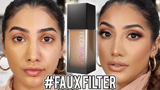 NEW HUDA BEAUTY FAUX FILTER LUMINOUS MATTE FOUNDATION REVIEW & WEAR TEST | AnchalMUA