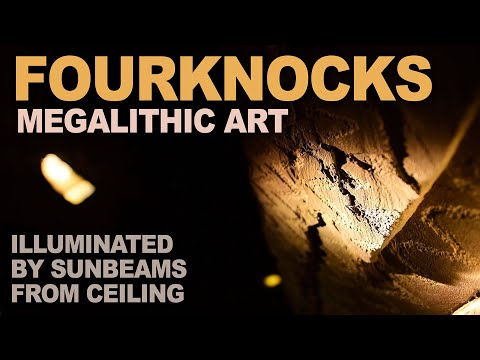 Fourknocks: a shimmering beam of the sun illuminates megalithic art