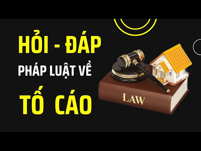 Hỏi đáp pháp luật về tố cáo P2 // Người học Luật class=