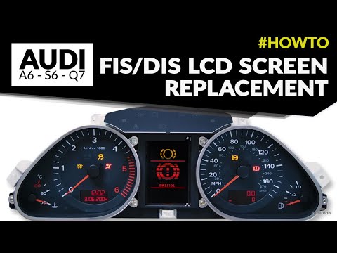 How to repair Audi A6 C6 – 4F, Audi S6 C6 – 4F and Audi Q7 4L dashboards with LCD monochrome display