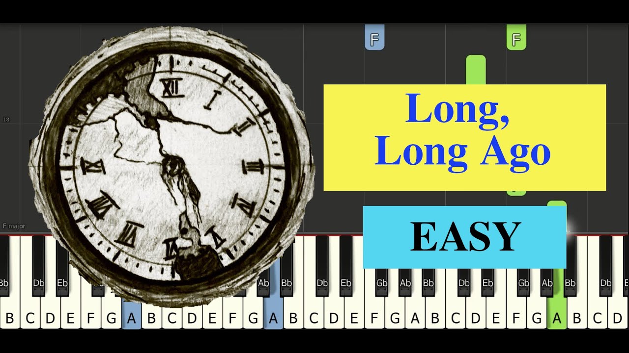 Thomas Bayly - Long, Long Ago (Easy Piano Tutorial) - YouTube