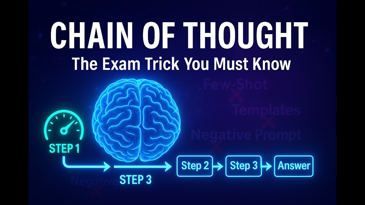 Chain-of-Thought Prompting Explained (AWS AI Practitioner Exam Tip ...