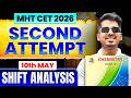 10 May MHT CET 2026 Paper Analysis (Shift 1 & 2) 😱 | Easy/Moderate/Hard Breakdown By ASC