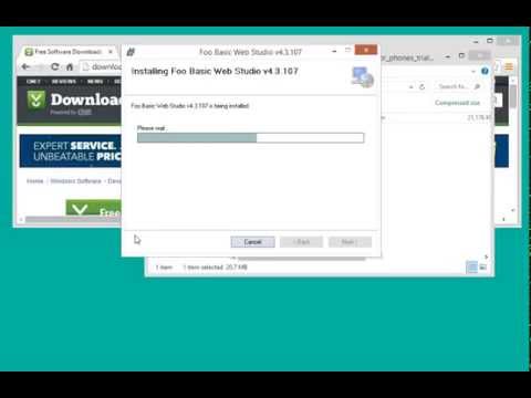 How to install Foo Basic on Windows 7 (Part 2 - Installing Foo Basic software product files)
