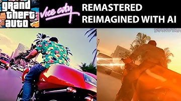 GTA Vice City with ultra-realistic graphics Gen-3 video to video Runway ML Artificial intelligence