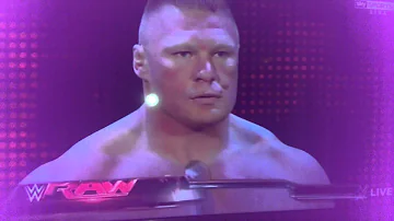 Brock lesnar entrance on raw 31/3/15