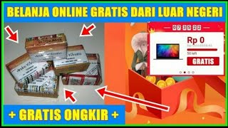 UNBOXING BARANG GRATIS!!! BELANJA ONLINE GRATIS DARI LUAR NEGERI MODAL HP ANDROID