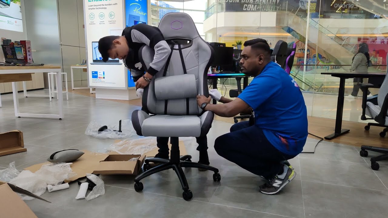 Unboxing And installation Cooler Master R2C Gaming Chair | Gaming Chair ...